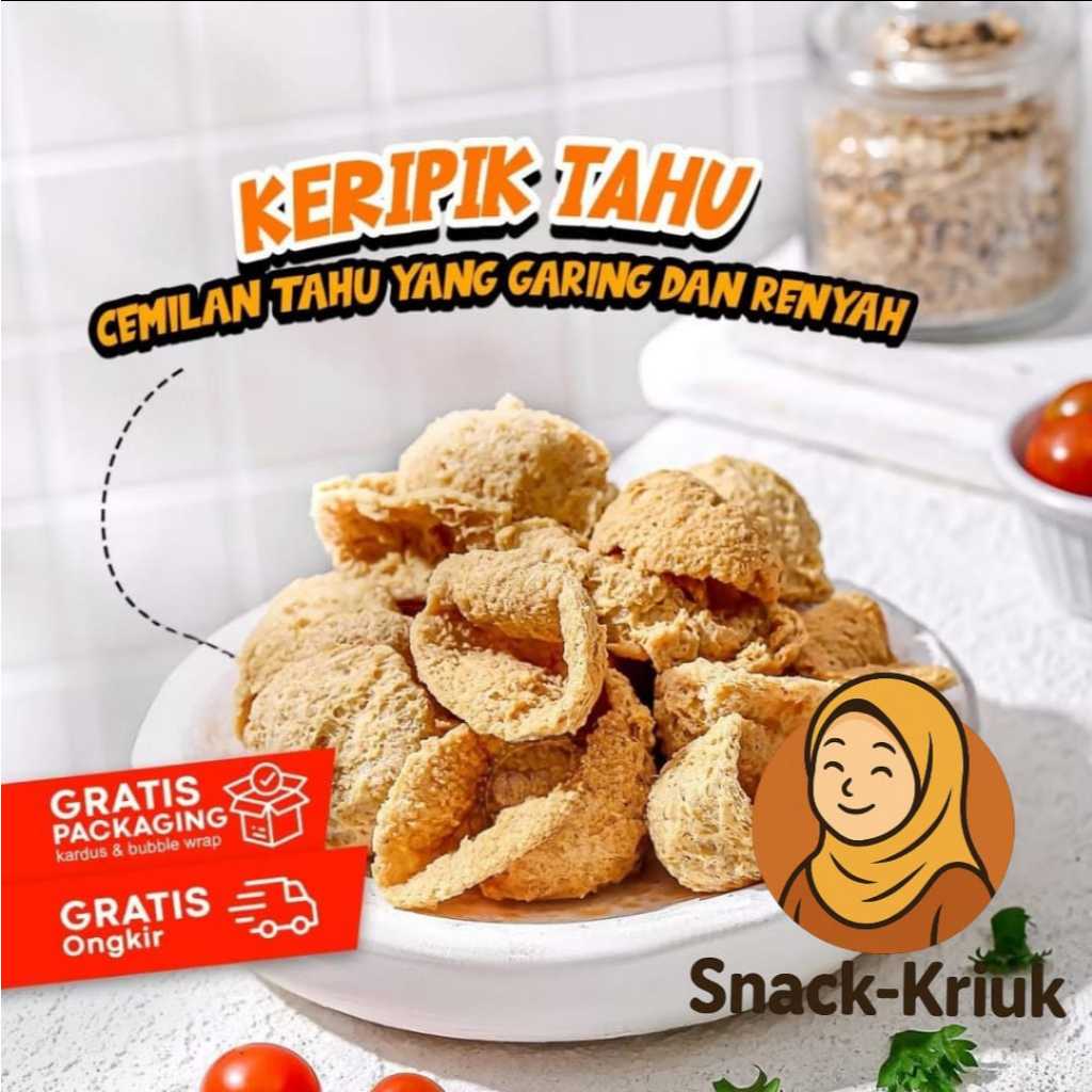 1KG Keripik Tahu Walik - Tahu Kripsi -TAHU bulat