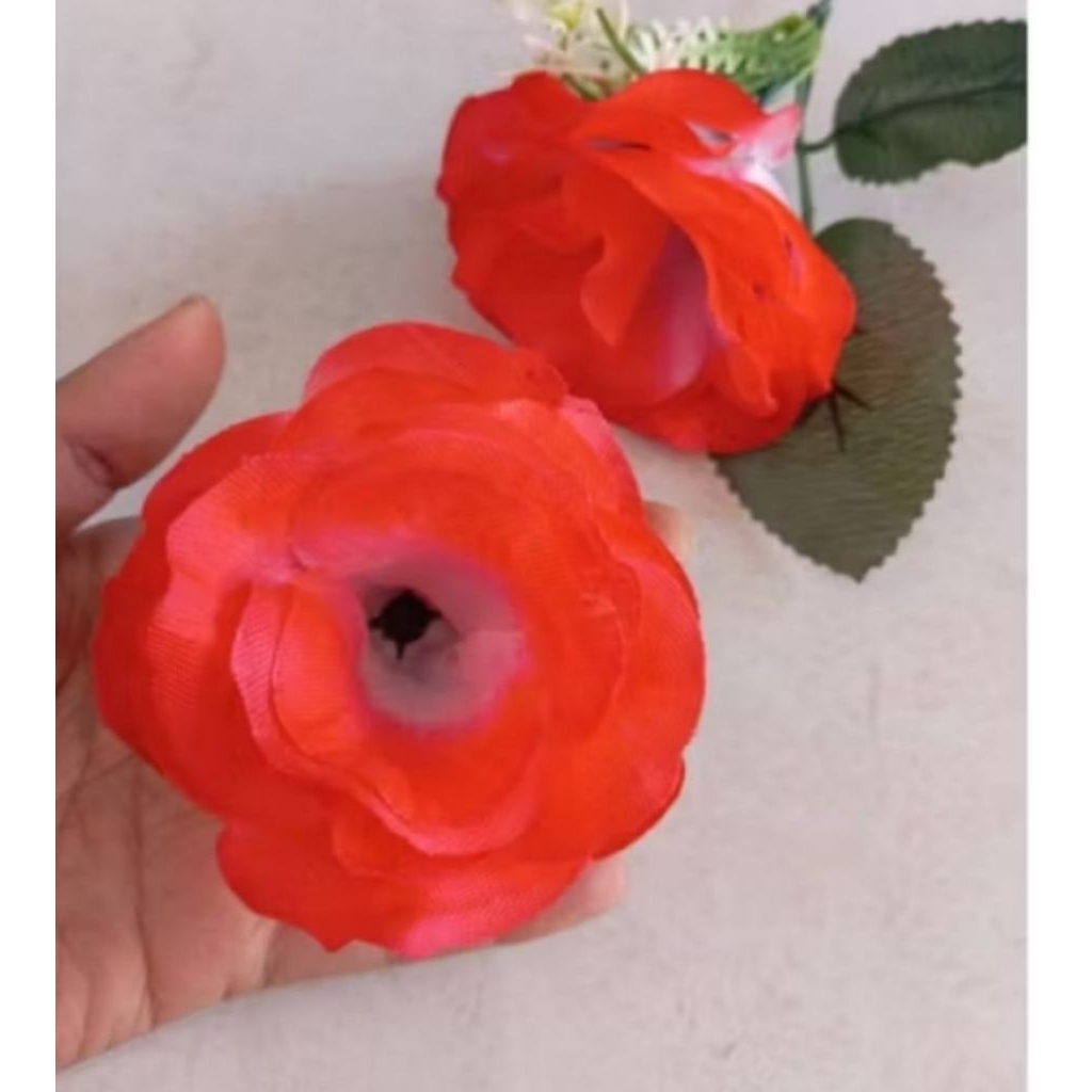 Kepala Bunga Mawar - Kuntum Mawar - Mawar Bijian