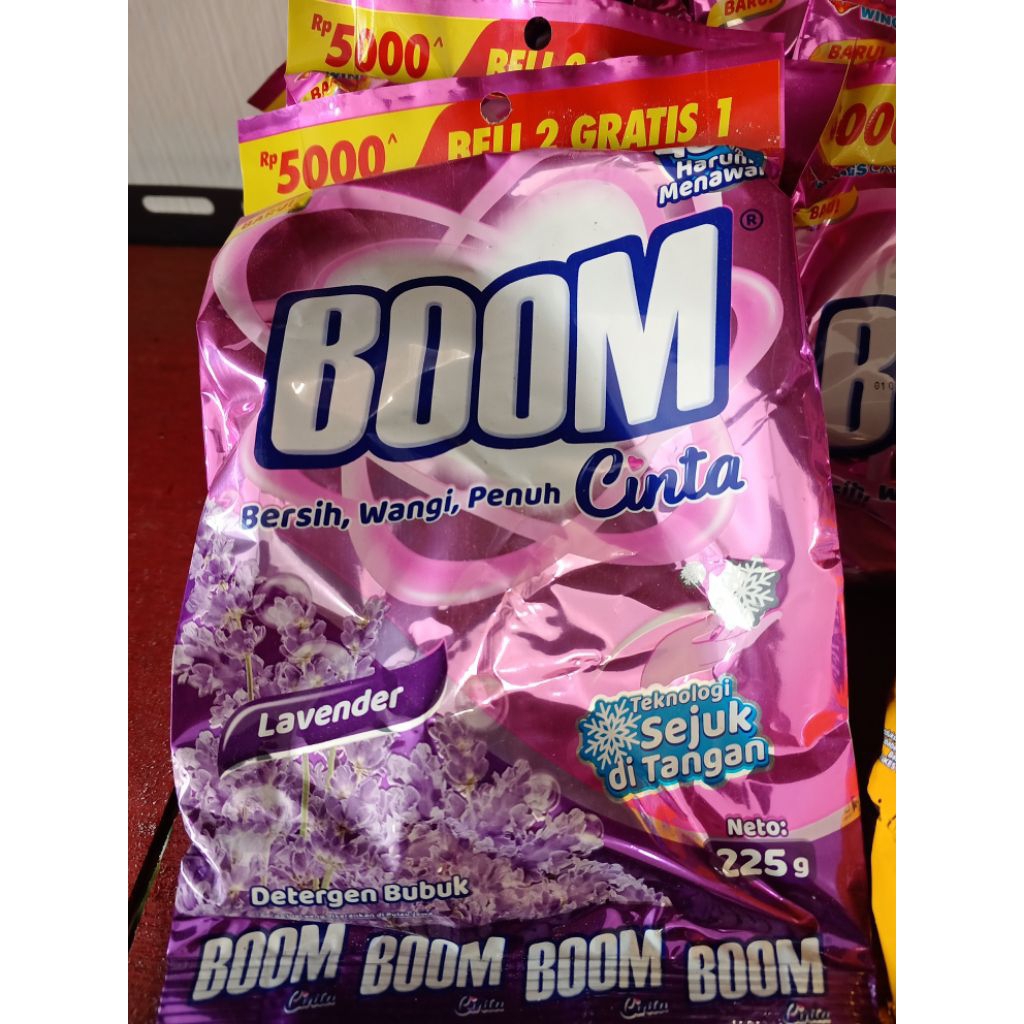 Deterjen boom 5000 sabun cuci detergent bubuk