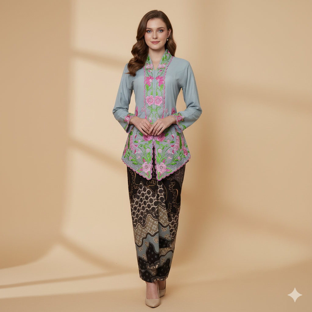 Kebaya Encim Abu Jaipong - Neng Lina Kebaya 780
