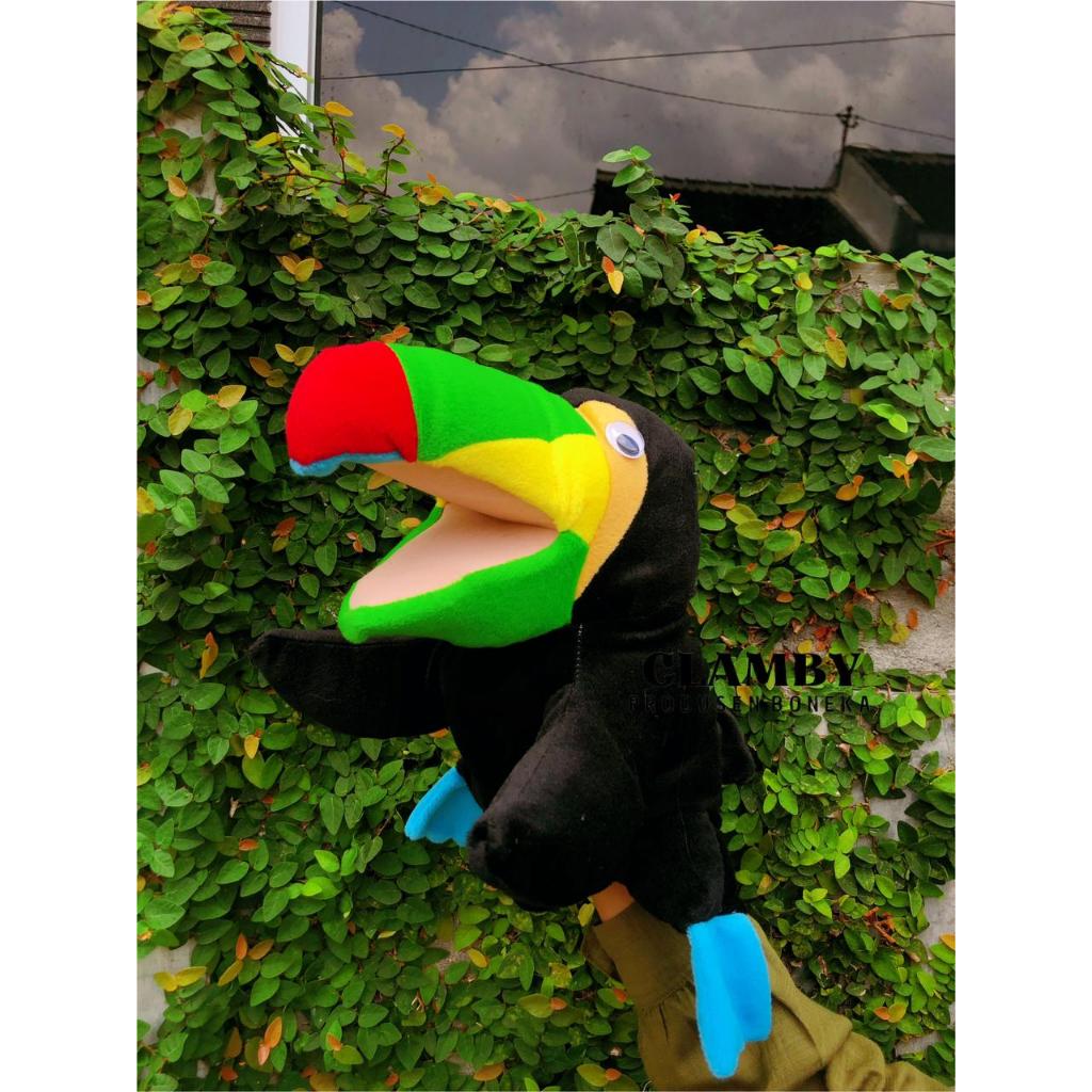 BONEKA MUPPET BURUNG KAKAK TUA | MUPPET KARAKTER HEWAN BURUNG KAKAK TUA