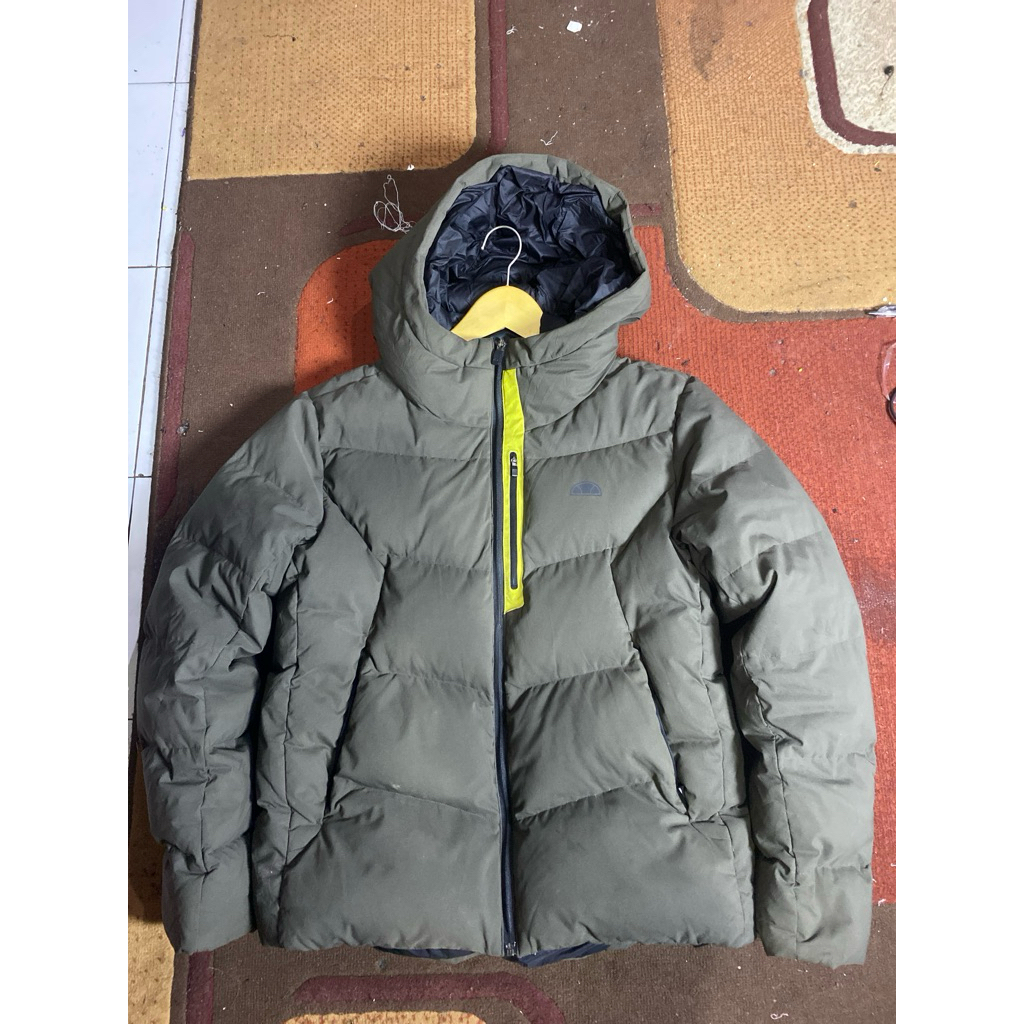 down jacket ellesse bulu angsa original