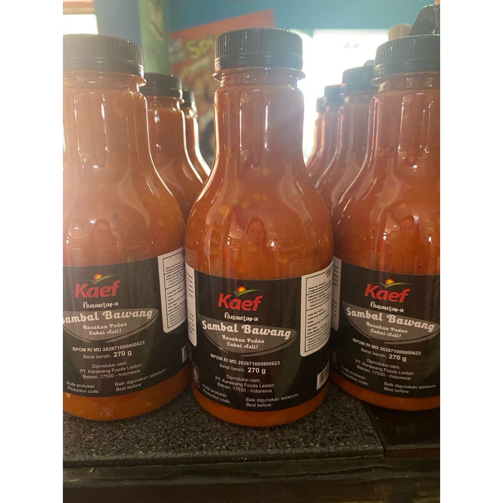 Kaef Sambal Bawang Botol 270ml
