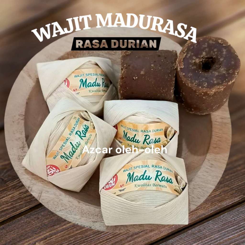 Azcar Oleh-Oleh Wajit Madurasa Durian Cililin Bandung Barat Ukuran 500gr