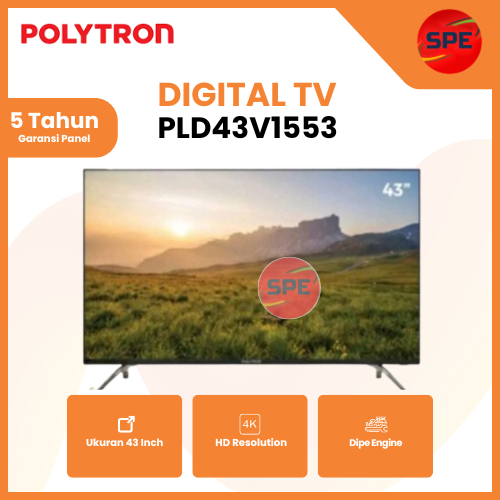 TV LED POLYTRON PLD43V1553 - 43 INCHI - DIGITAL TV - PLD 43V1553