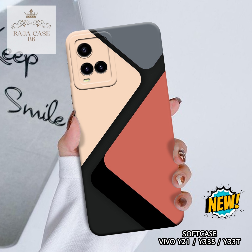 Case Vivo Y21 / Y33s / Y33t - casing Vivo Y21 - Motif case Abstrak - Pelindung handphone - Vivo - So