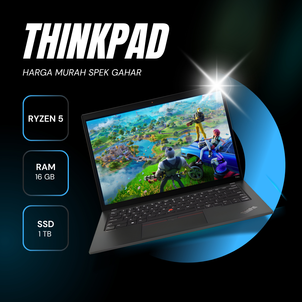 LAPTOP LENOVO THINKPAD L570/T470/T470s | Core i5 / 15.6" FHD Touch | RAM 16GB | SSD 512GB Second