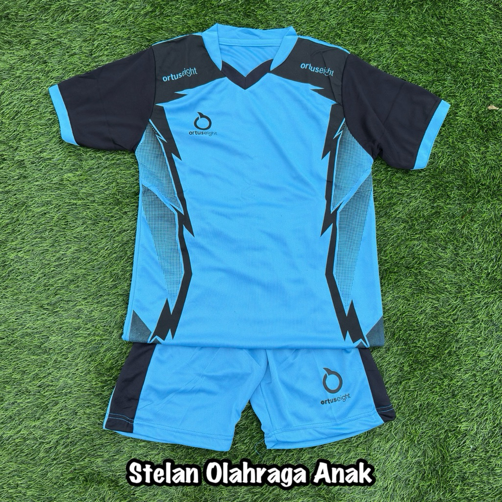 Jersey Bola Junior Murah Berkualitas Dry-fit Menyerap Keringat Jersey Bola Futsal Anak Laki Laki Usi