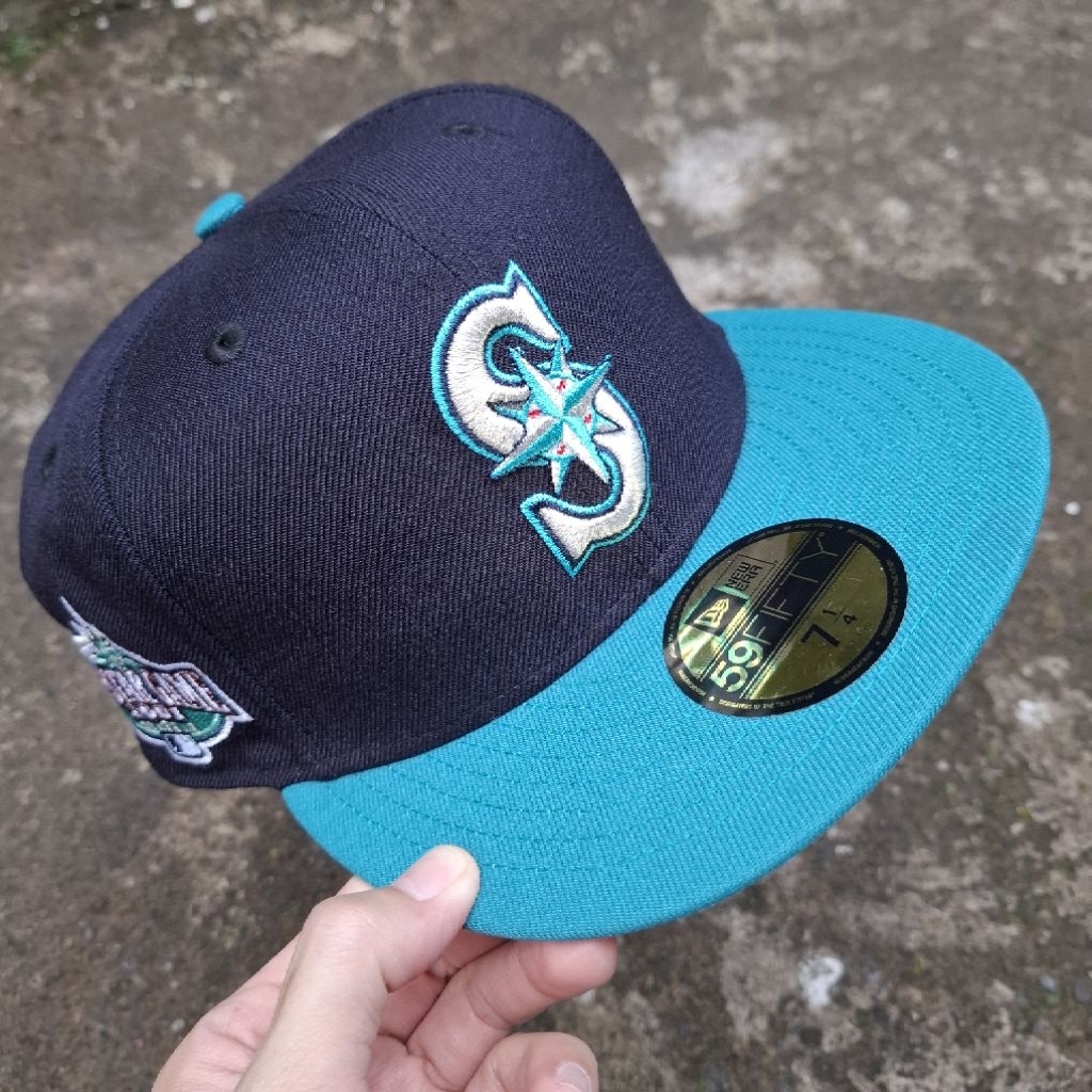 Topi New Era 59FIFTY MLB 5950 Seattle Mariners All Star Game 2001 Fitted 7 1/4 AUTHENTIC ORIGINAL