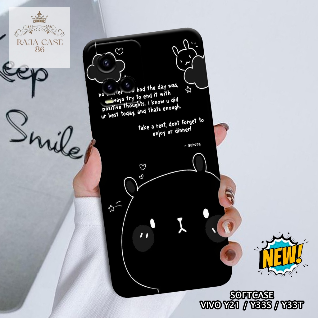 Case Vivo Y21 / Y33s / Y33t - casing Vivo Y21 - Motif case Cartoon - Pelindung handphone - Vivo - So