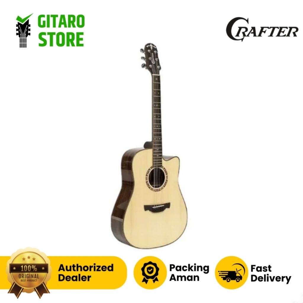 Gitar Akustik Elektrik Crafter VL-D28 CE Pro Crafter VL D 28 CE PRO VLD 28 CEPRO