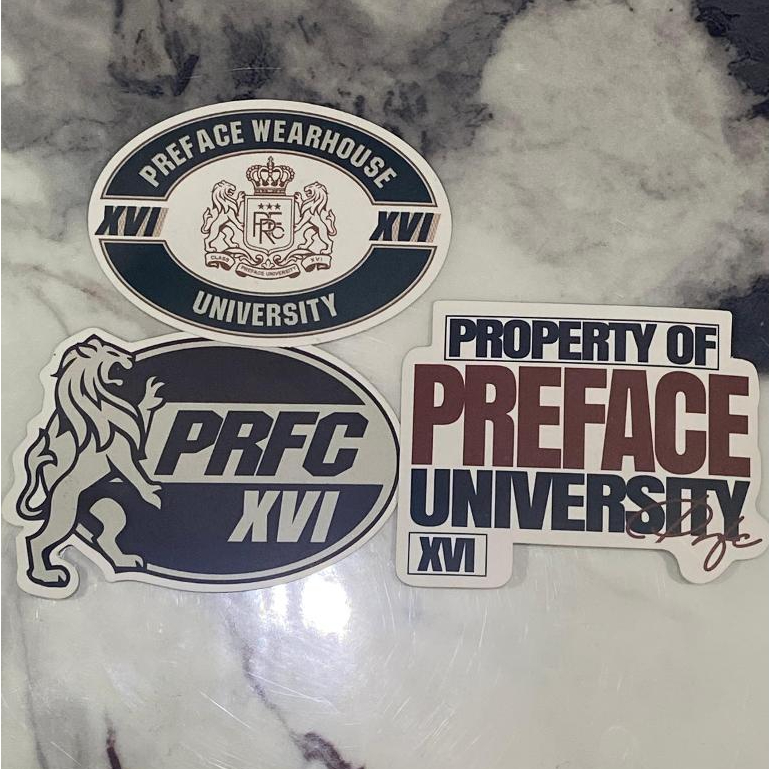 STIKER PACK PREFACE UNIVERSITY STIKER LAPTOP STIKER HELM DLL