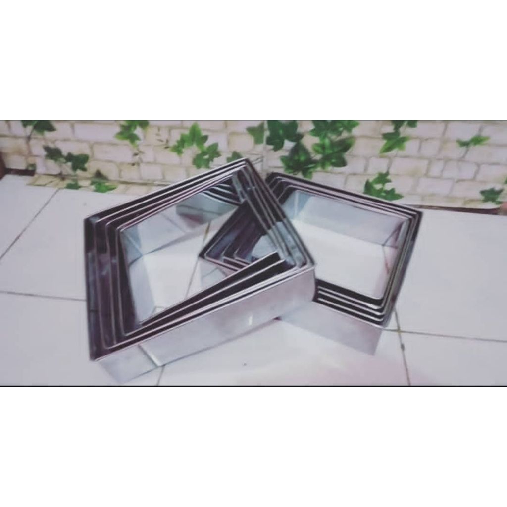 Ring kotak ring roti stainles