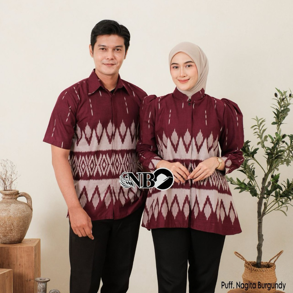Atasan Blouse Baju Batik Wanita Modern Terbaru Batik Coupel Pasangan Modern Kekinian