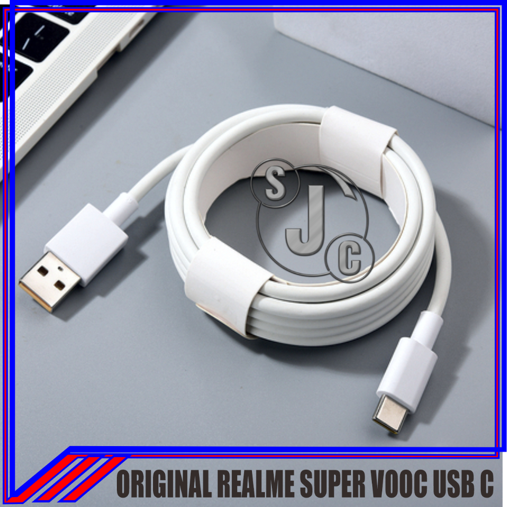 ORIGINAL KABEL CABLE DATA REALME TYPE C SUPER VOOC SUPERDART REALME X/XT/X2/5 PRO/REALME 6 7 8 9 PRO