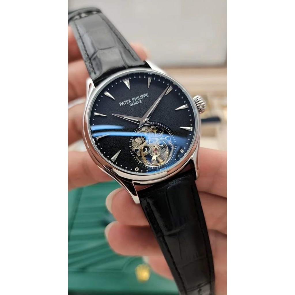 Jam Tangan Pria Merk Patek Philippe Automatic Leathers