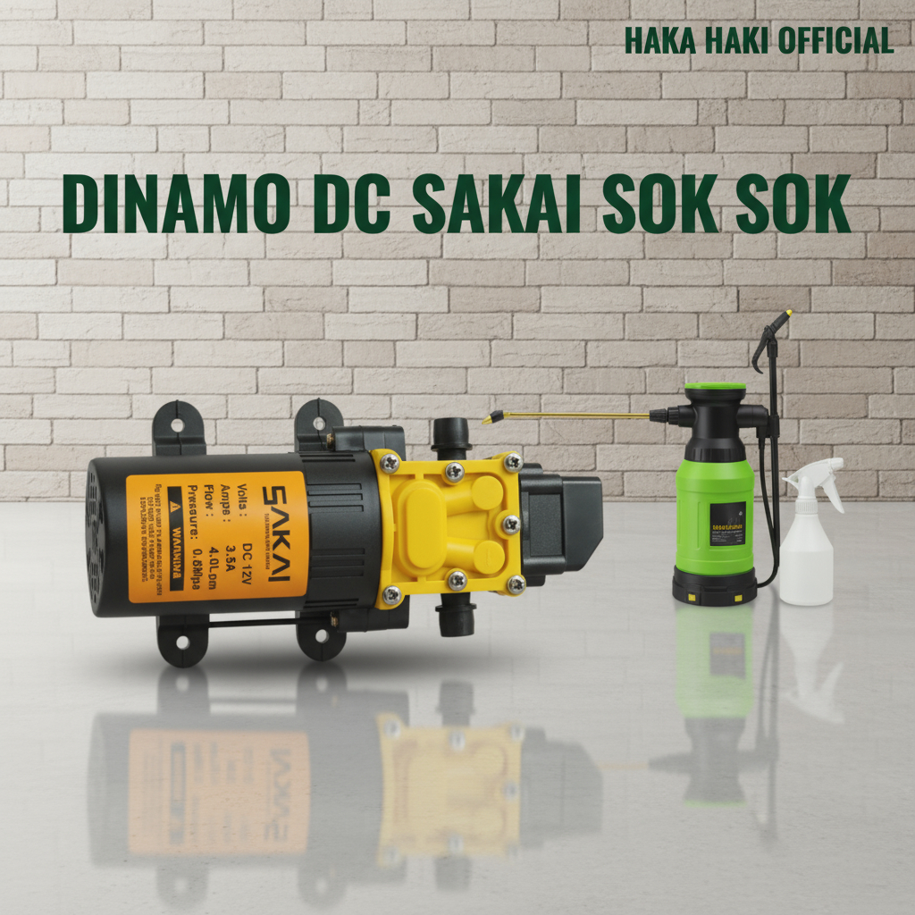 DINAMO SAKAI SOK SOK POMPA AIR DC 12V SAKAI /DINAMO SPARE PART SPRAYER ELEKTRIK SINLEADER NAGASAKI