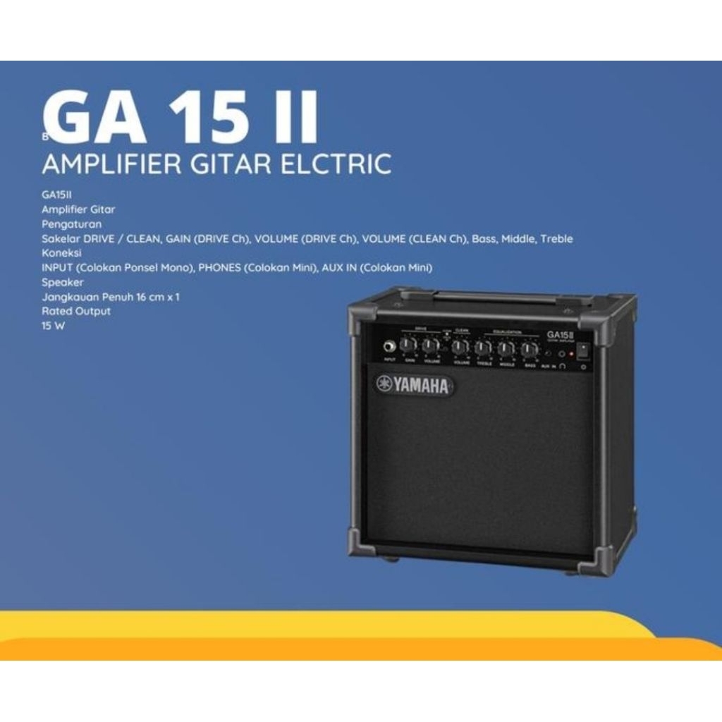 YAMAHA AMPLIFIER GA15II/THR5/THR5A/THR10II/THR30II