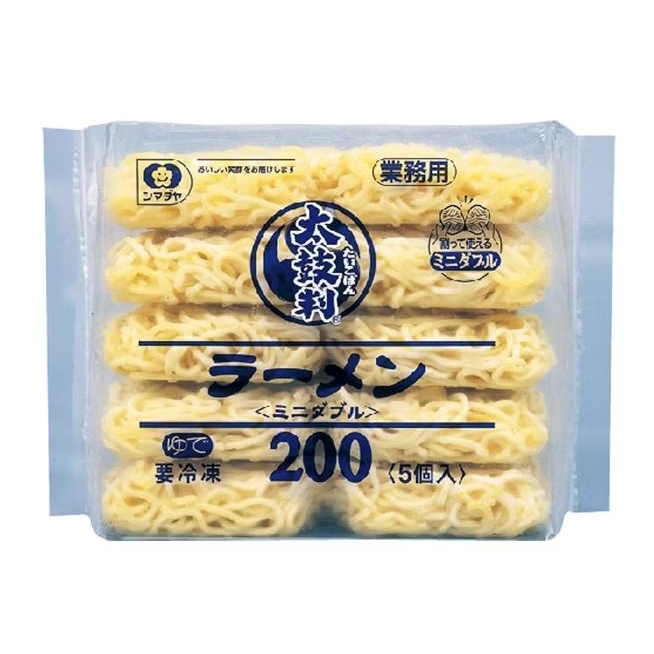 Shimadaya Taikoban Ramen 200 / Mi Ramen Basah Frozen Jepang 1 Kg