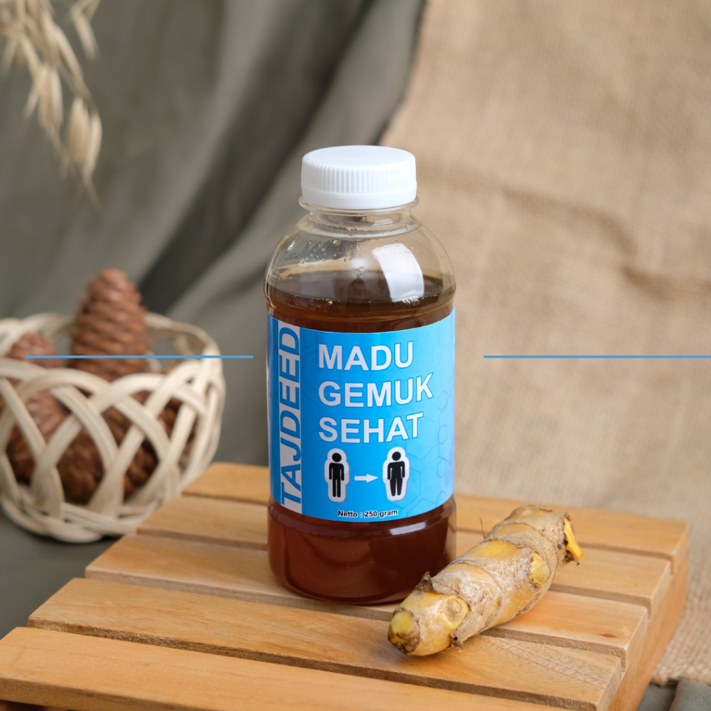 Madu Gemuk Sehat Herbal by Tajdeed | Obat Alami Penambah Berat Badan | Madu Penggemuk Badan Di Apoti