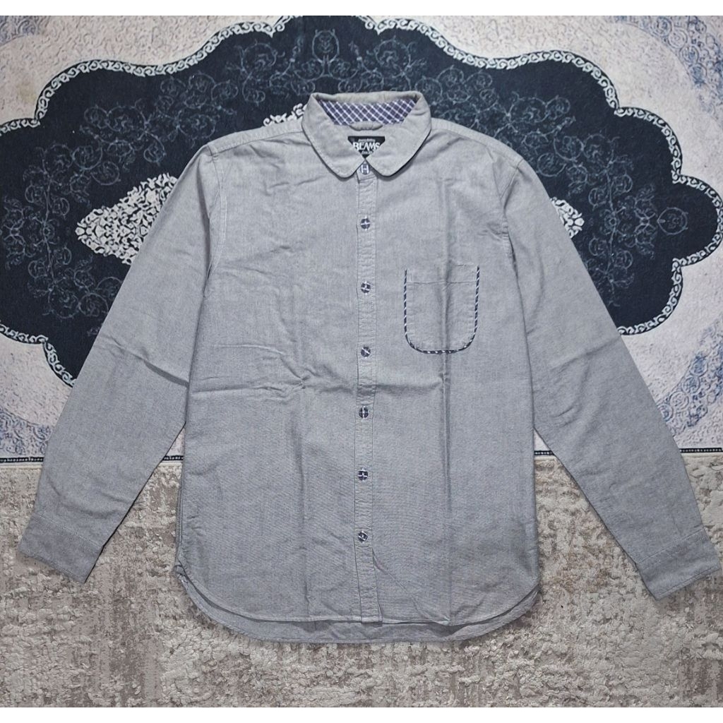 kemeja Beams lengan panjang size L