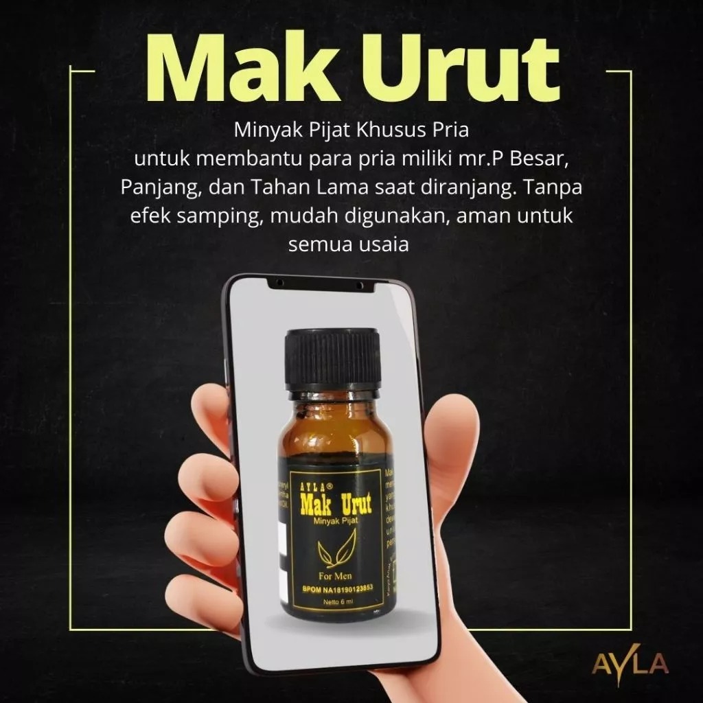 MAK URUT NASA ASLI ORIGINAL OBAT OLES MANJUR BPOM