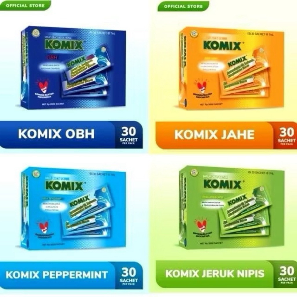 komix sachet 7ml PER BOX MURAH