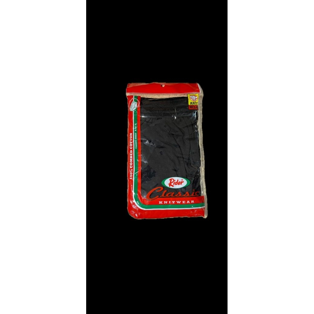 CELANA DALAM PRIA RIDER HITAM/ CD RIDER ANTI BACTERIA HITAM R325B
