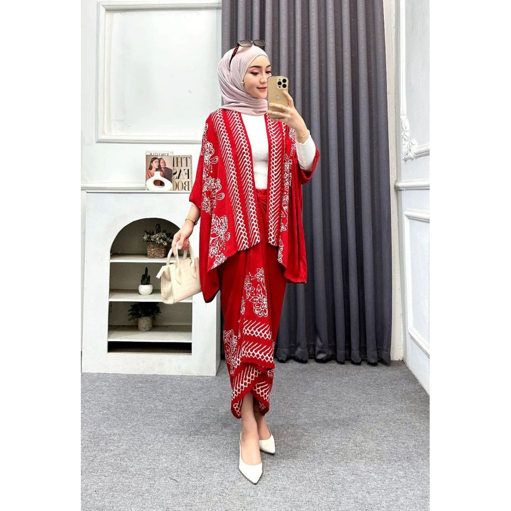 SET OUTER RAYON CAP [ SET OUTER ROK LILIT ]