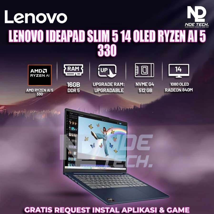 LENOVO IDEAPAD SLIM 5 14 OLED RYZEN AI 5 330