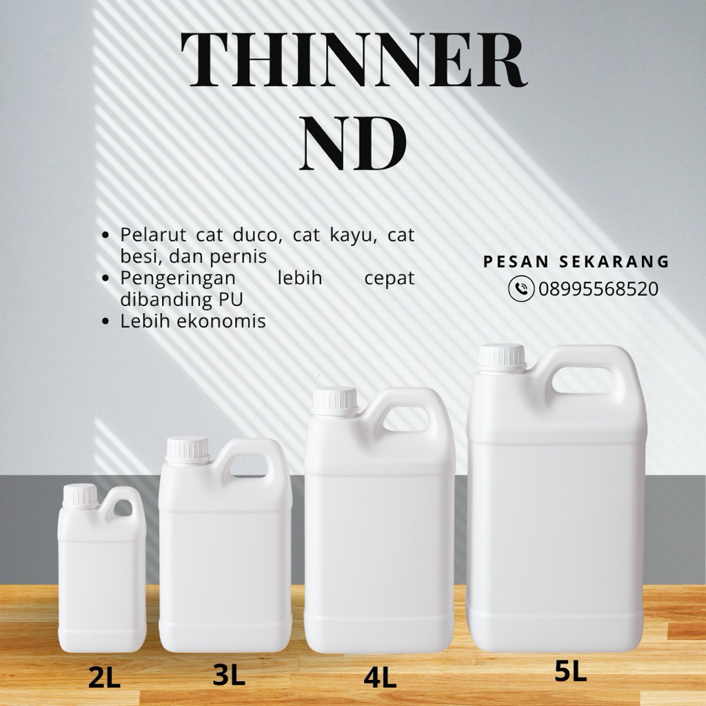 THINNER ND | Thinner Cat Mobil - Motor - Pagar - Kayu | Thinner Berkualitas