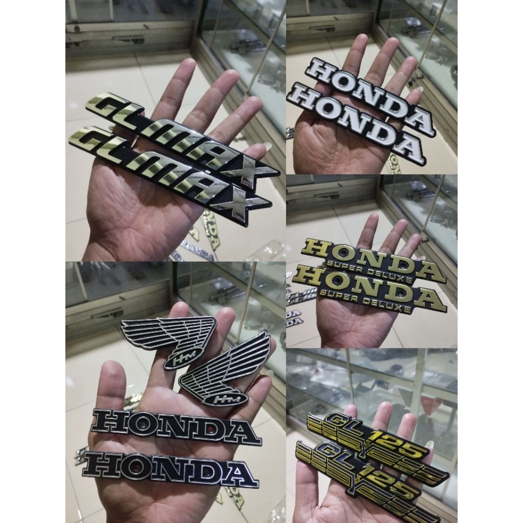 EMBLEM TANGKI CB GL100 GLPRO EMBLEM GARUDA