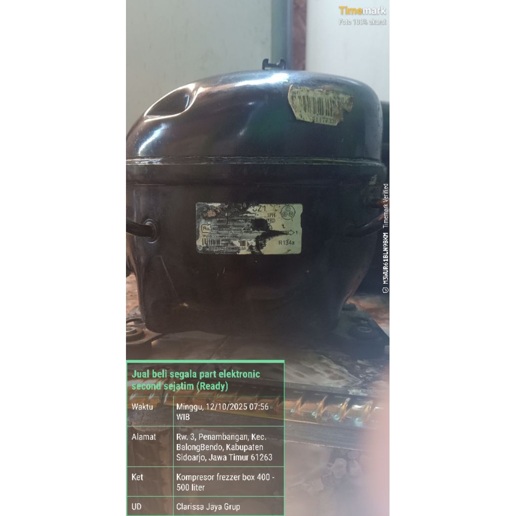 kompresor frezzer box 400 liter atau frezzer berdiri 8rak