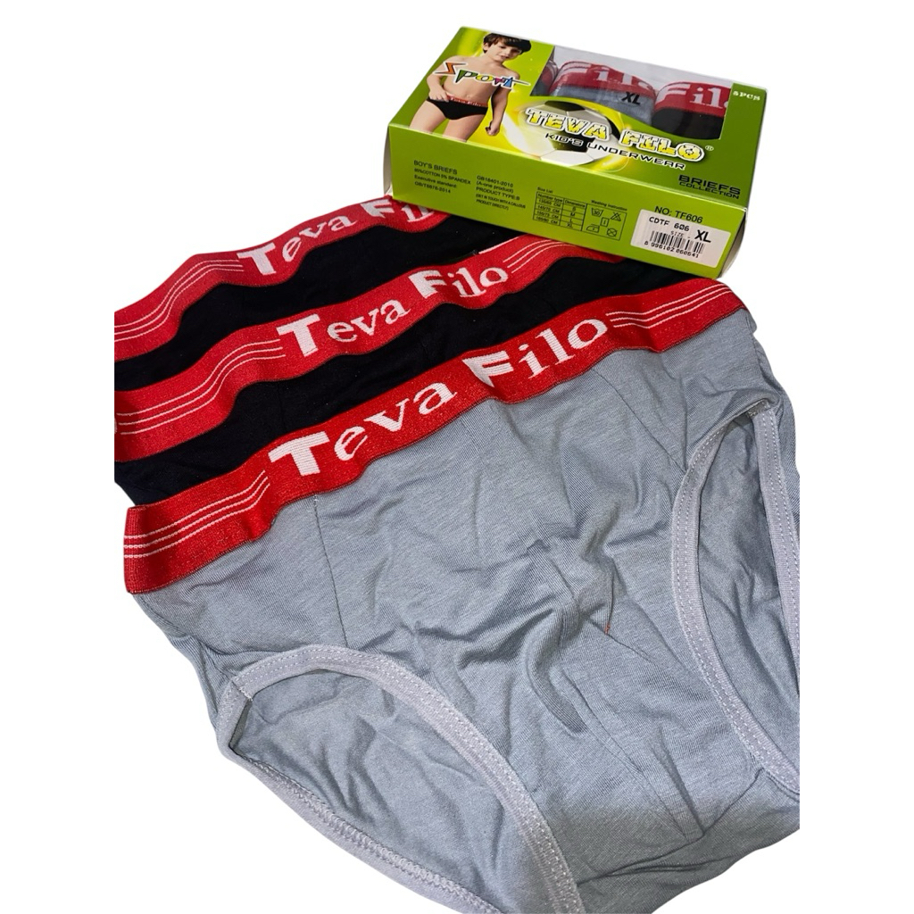 TERLARIS BOXER ANAK LAKI TEVA FILO 607, BOXER/CELANA DALAM ANAK LAKI/COWOK