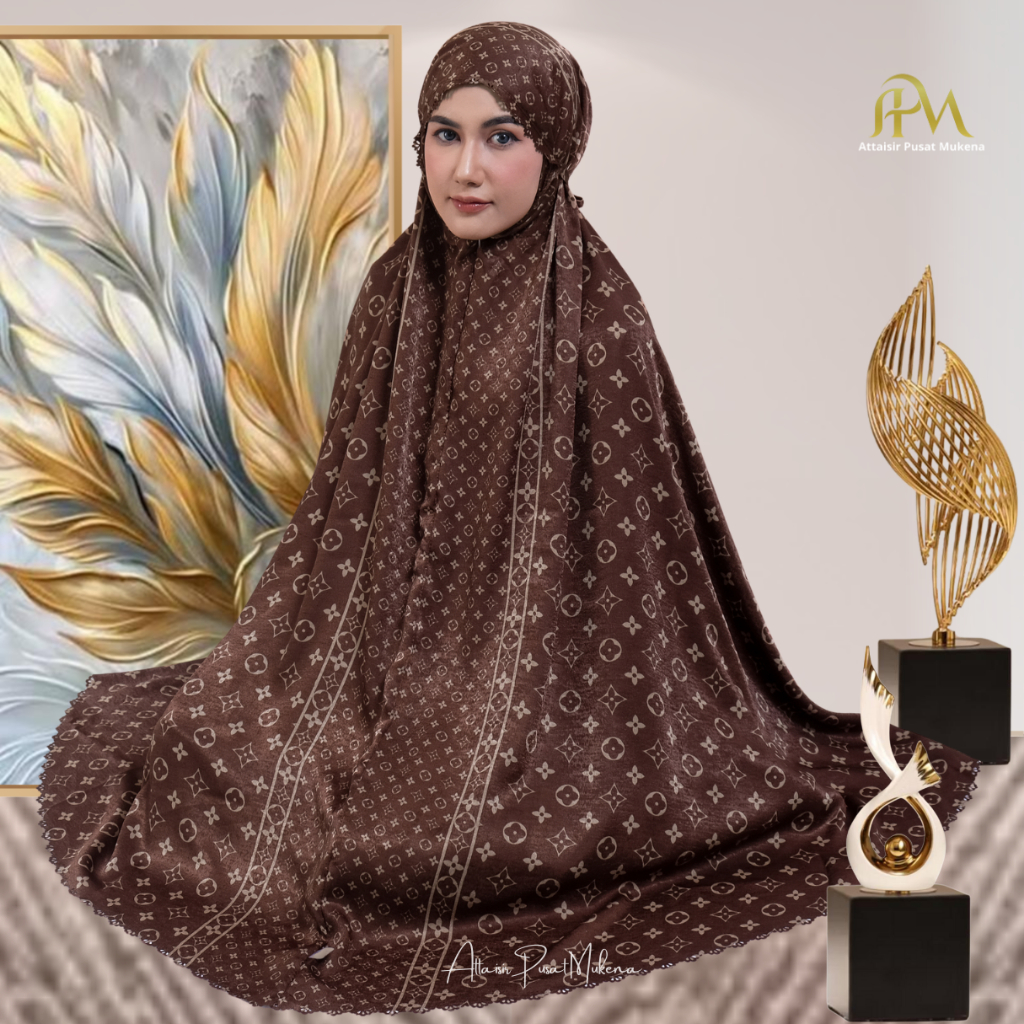 Apm Mukena Dewasa Santorini Silk Premium Almahyra Series Apm