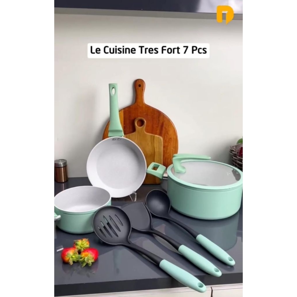 le cuisine stres fort 7pcs cookware set