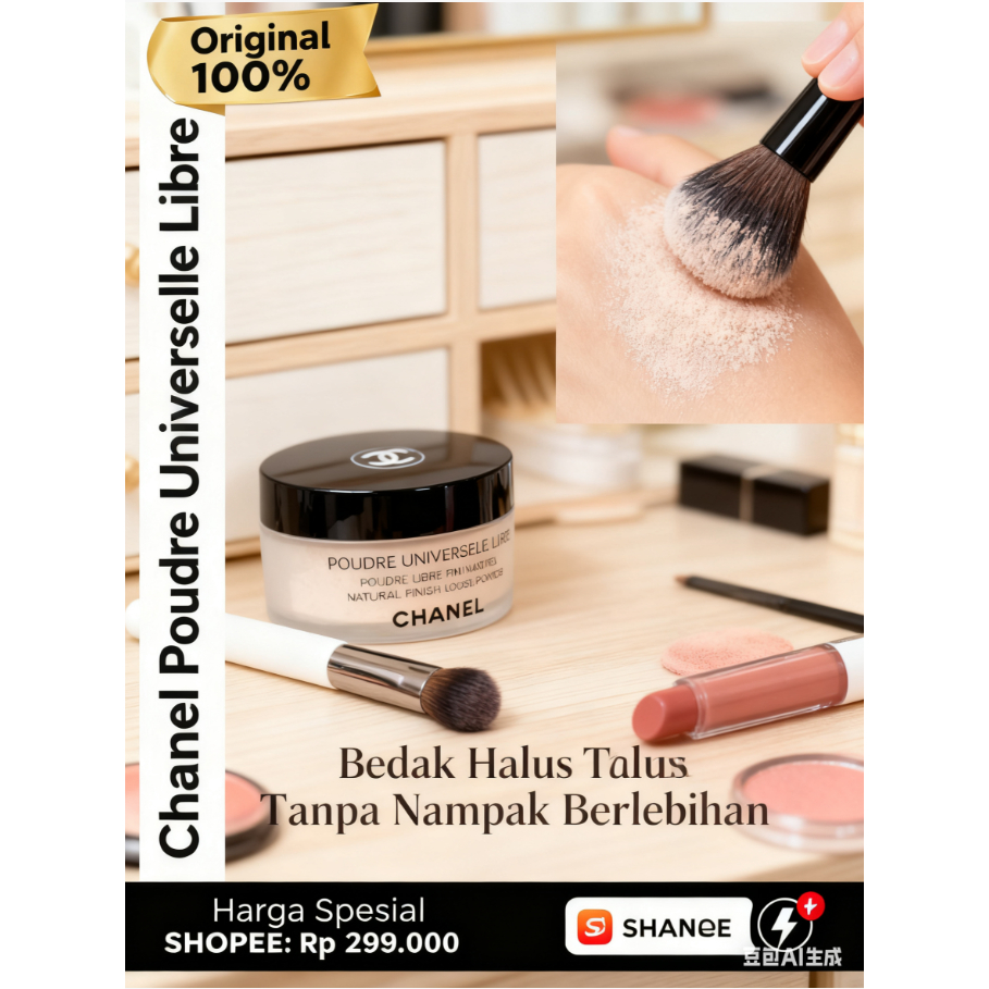 CHANEL Poudre Universelle Libre Loose Powder Original 30gr / Chanel loose powder makeup control taha