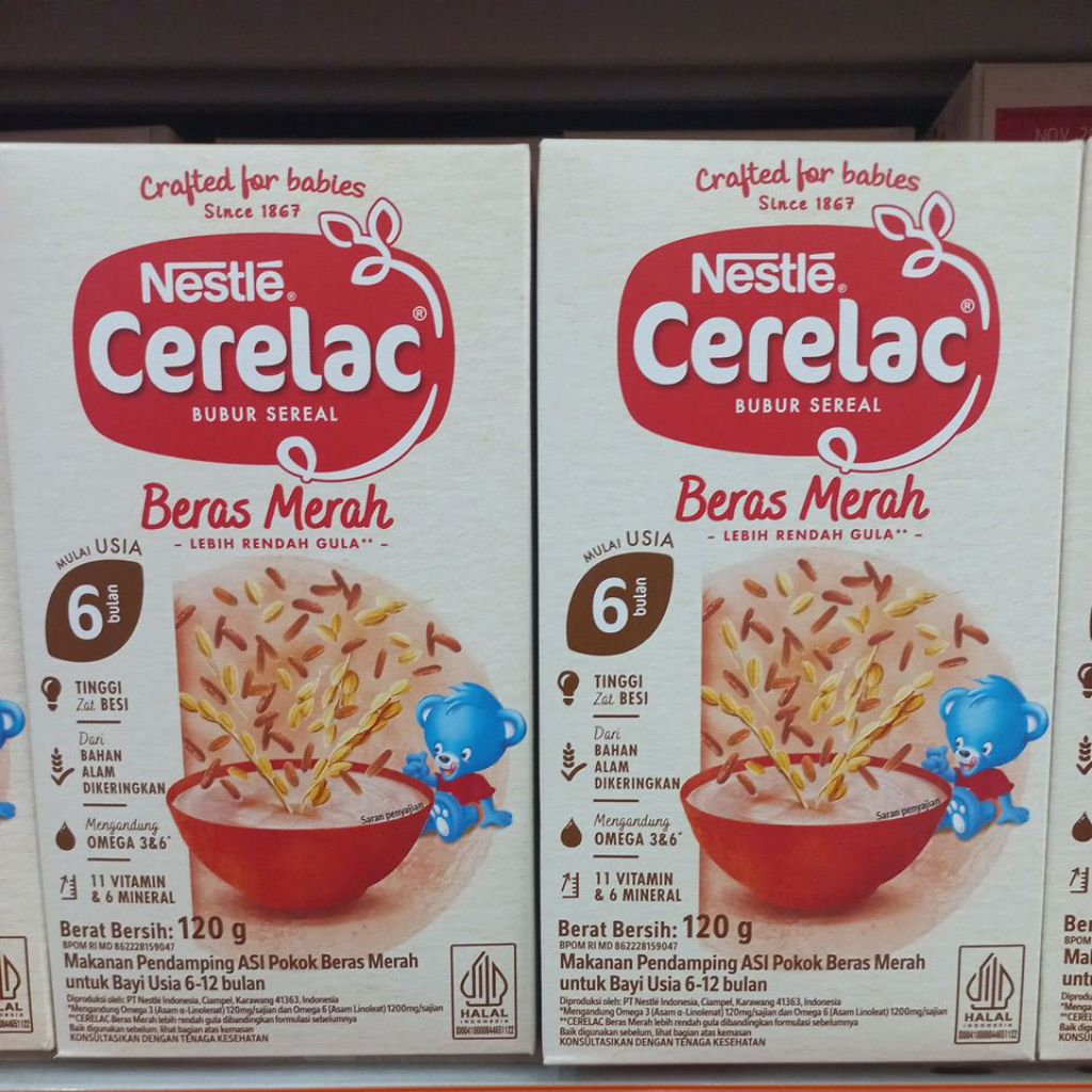Nestle Cerelac Beras Merah 120gr
