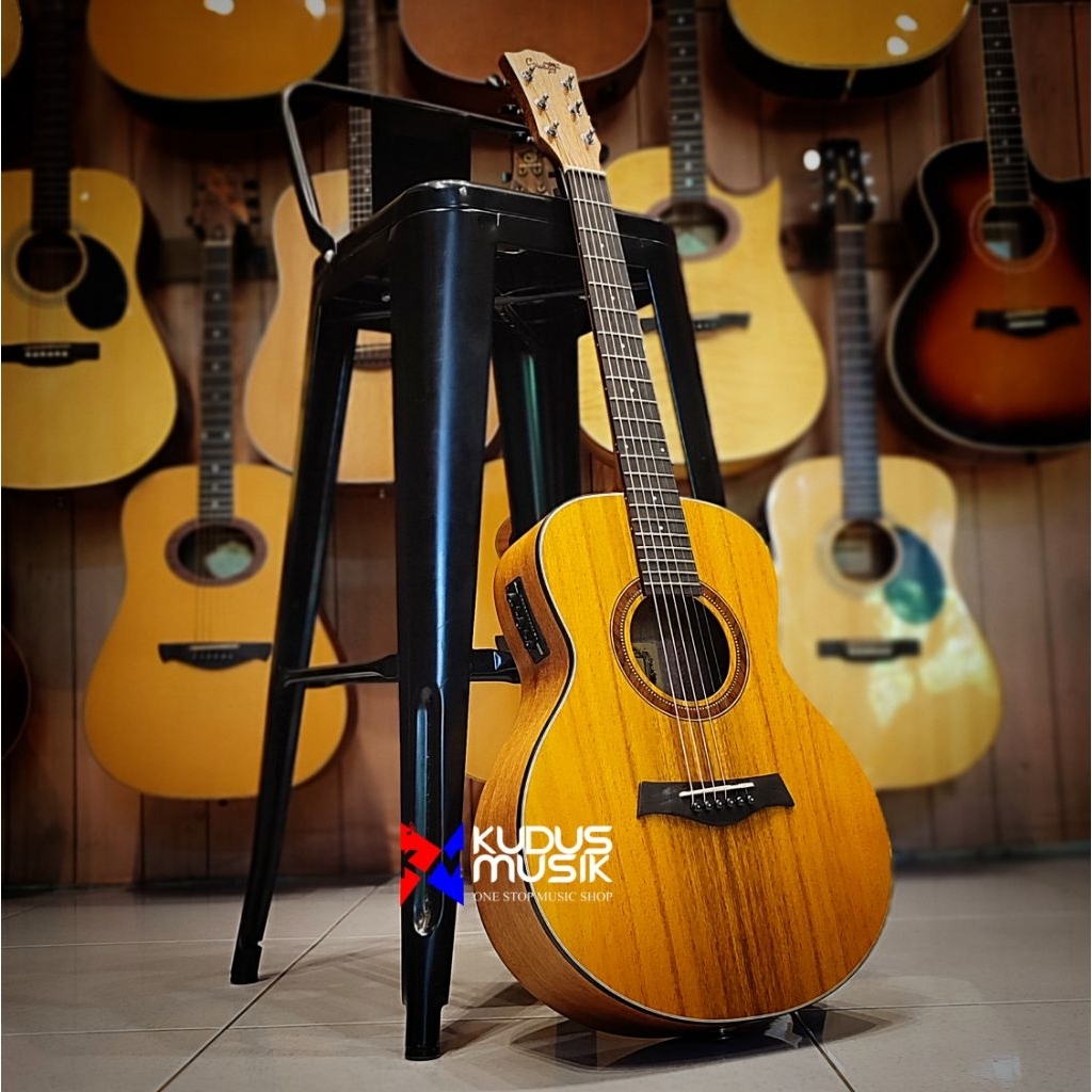 gitar junior original cowboy gw3nsk eq fishman equiped by ibanez