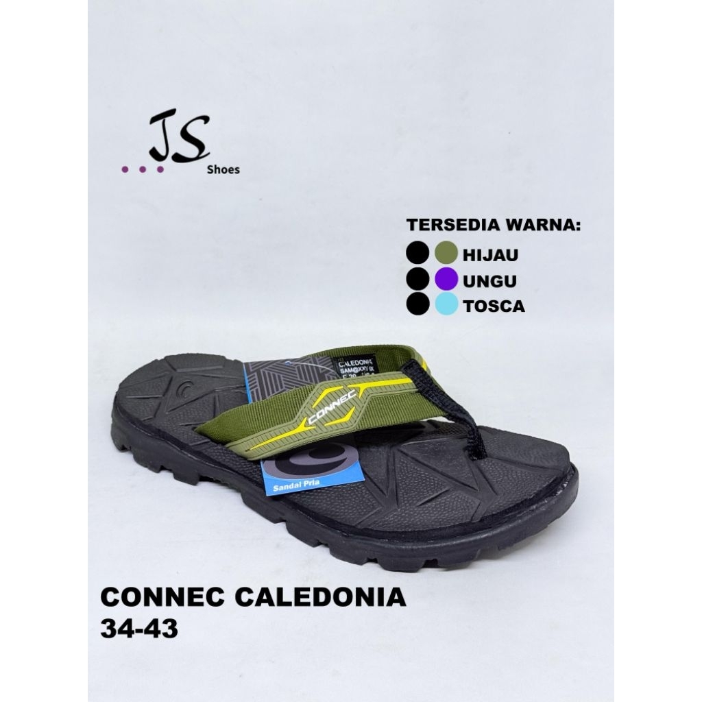 CONNEC CALEDONIA - SANDAL JEPIT STYLISH PRIA DEWASA MERK CONNEC ORIGINAL