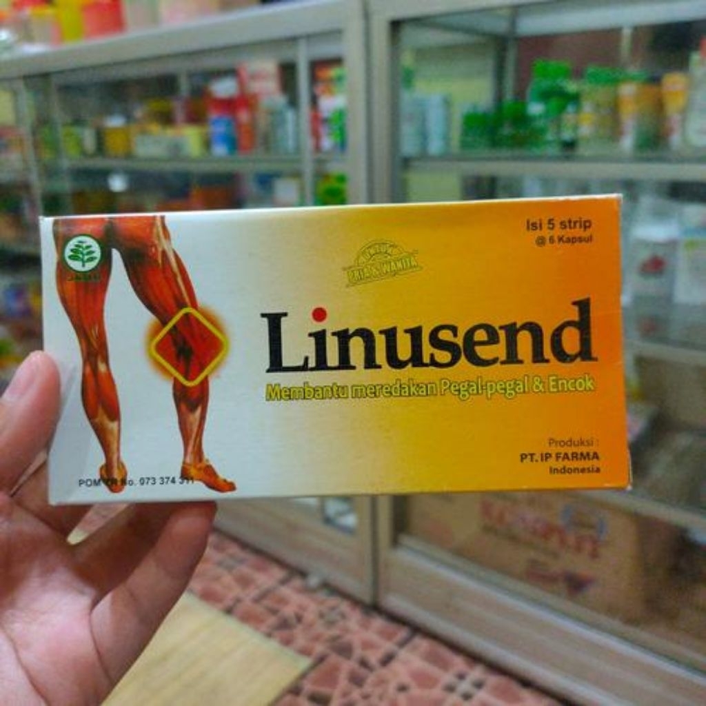 Kapsul Linusend Asli Untuk Nyeri Tulang Dan Otot