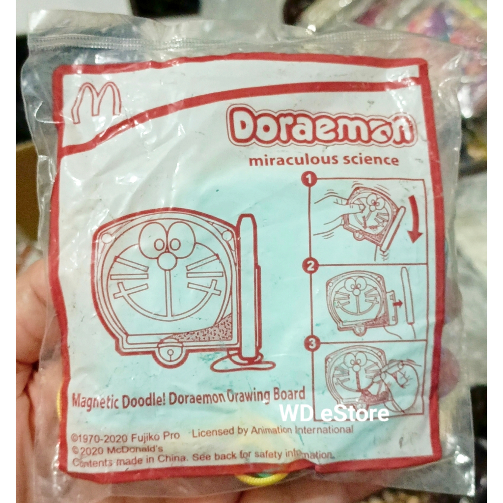 McDonald Happy Meal Toy Doraemon Magnetic Doodle