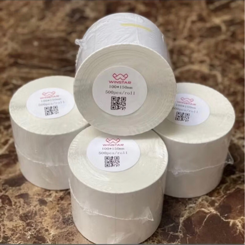 LABEL STICKER THERMAL WINSTAR 100X150 500PCS