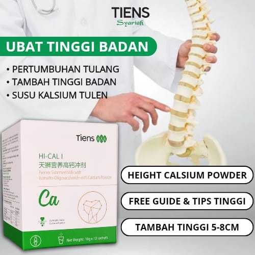 TIENS CALCIUM PENINGGI BADAN PERTUMBUHAN TULANG DEWASA TAMBAH TINGGI BADAN HEIGHT UP GROW UP PENINGG