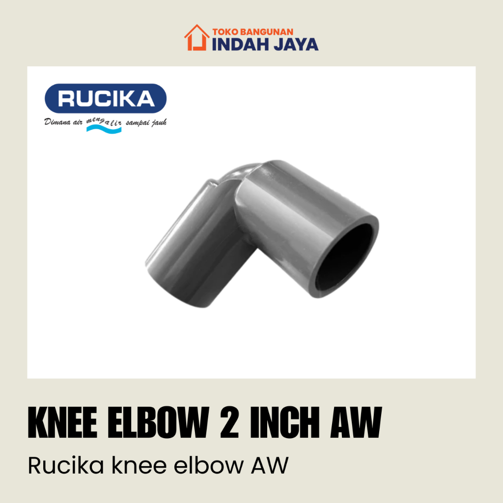 KNEE AW PVC 2 Inch RUCIKA / ELBOW AW