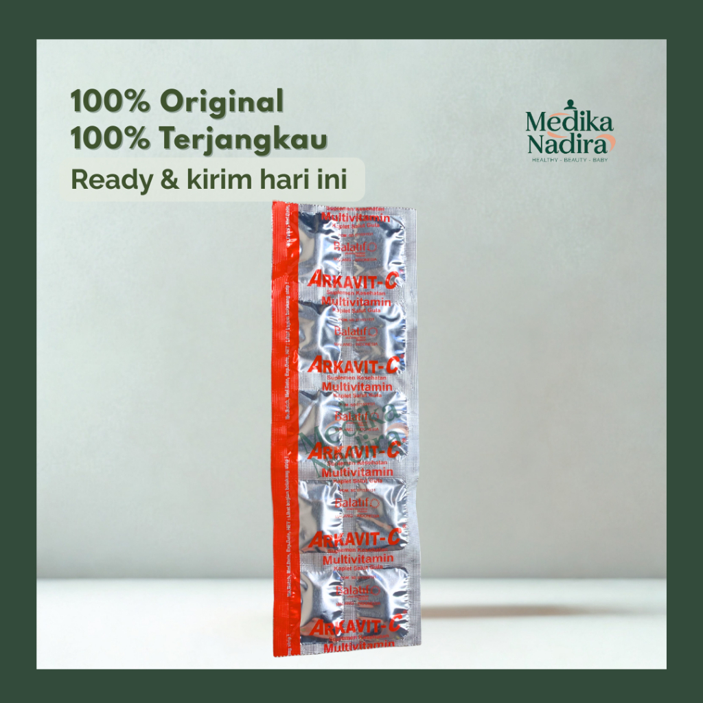 Arkavit-C Strip 10 Kaplet - Suplemen Kesehatan