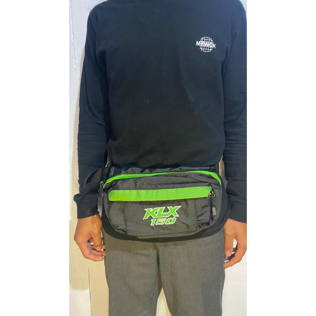 tas pinggang klx150 trail trabas adventure