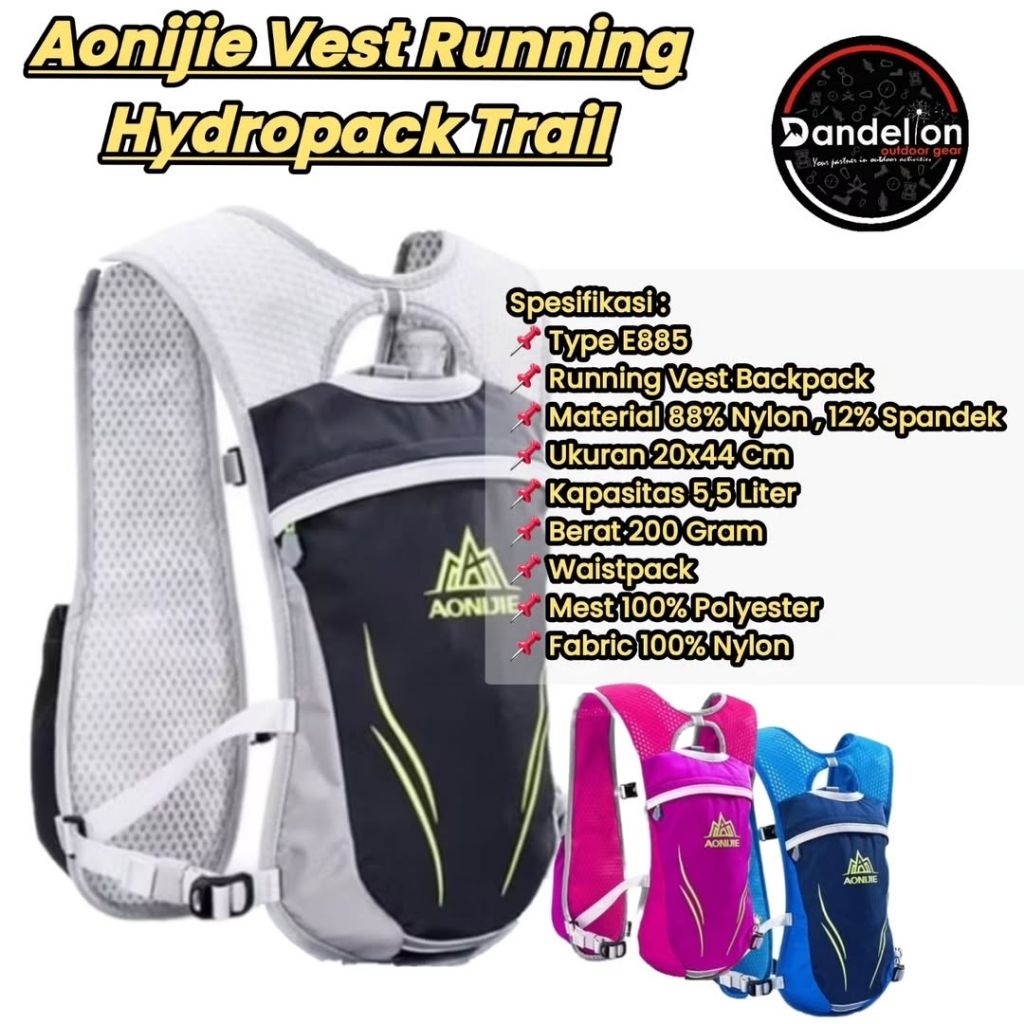 Aonijie Vest Running Hydropack Trail E885