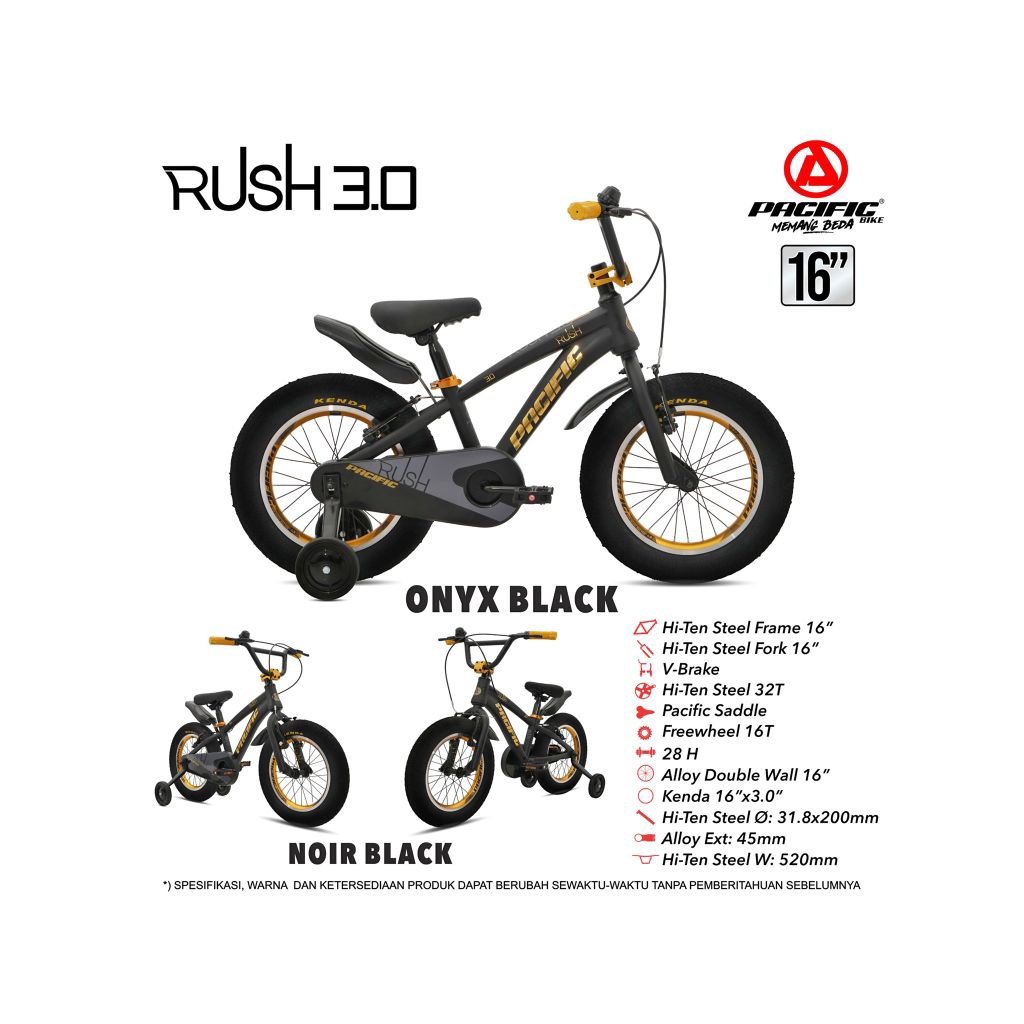 Sepeda Bmx 16 Inch Pacific Rush 3.0