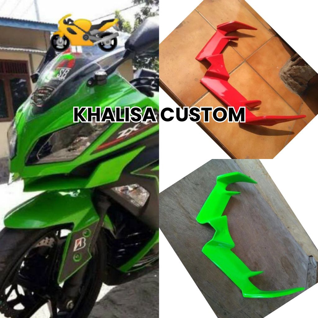 Winglet Kawasaki Ninja 250fi 300fi model zx-636